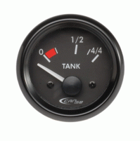 Electric gauges - 12/24V, Color Black - IN3040X - Cansb
